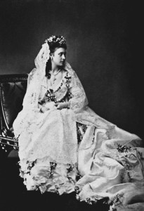 Princess Louise in wedding dress 1