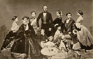 Queen Victoria and Prince Albert with their children