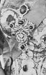 Delhi Durbar Stomacher wore with several brooches