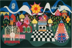 Mary Blair concept art for It's a Small World 1