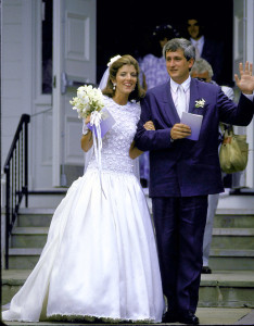 Caroline and Ed at the church 1