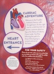 Cardiac Adventure sign