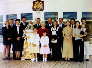 Britannia - Royal Family during the last Western Isles Tour in 1997