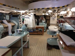 Britannia Royal Yacht - laundry