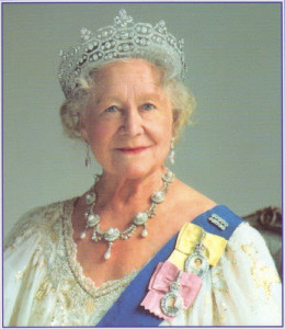 Queen Mother wearing Royal Family Orders