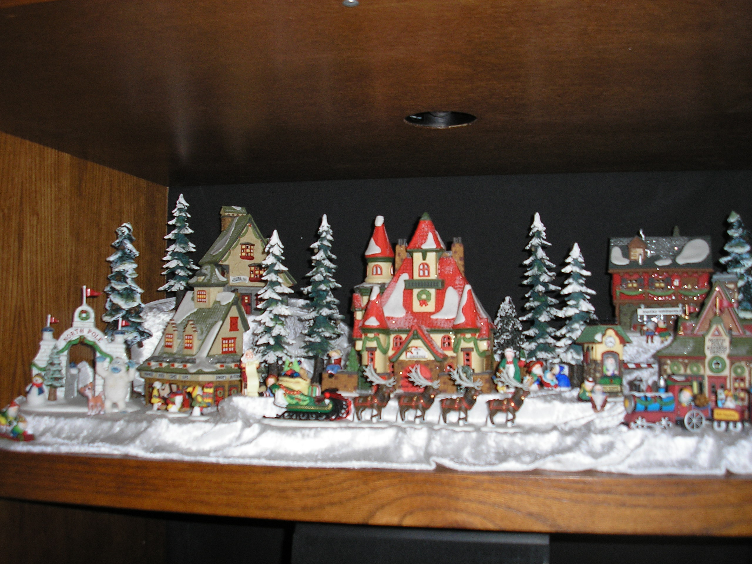 Department 56 North Pole Village display | The Enchanted Manor